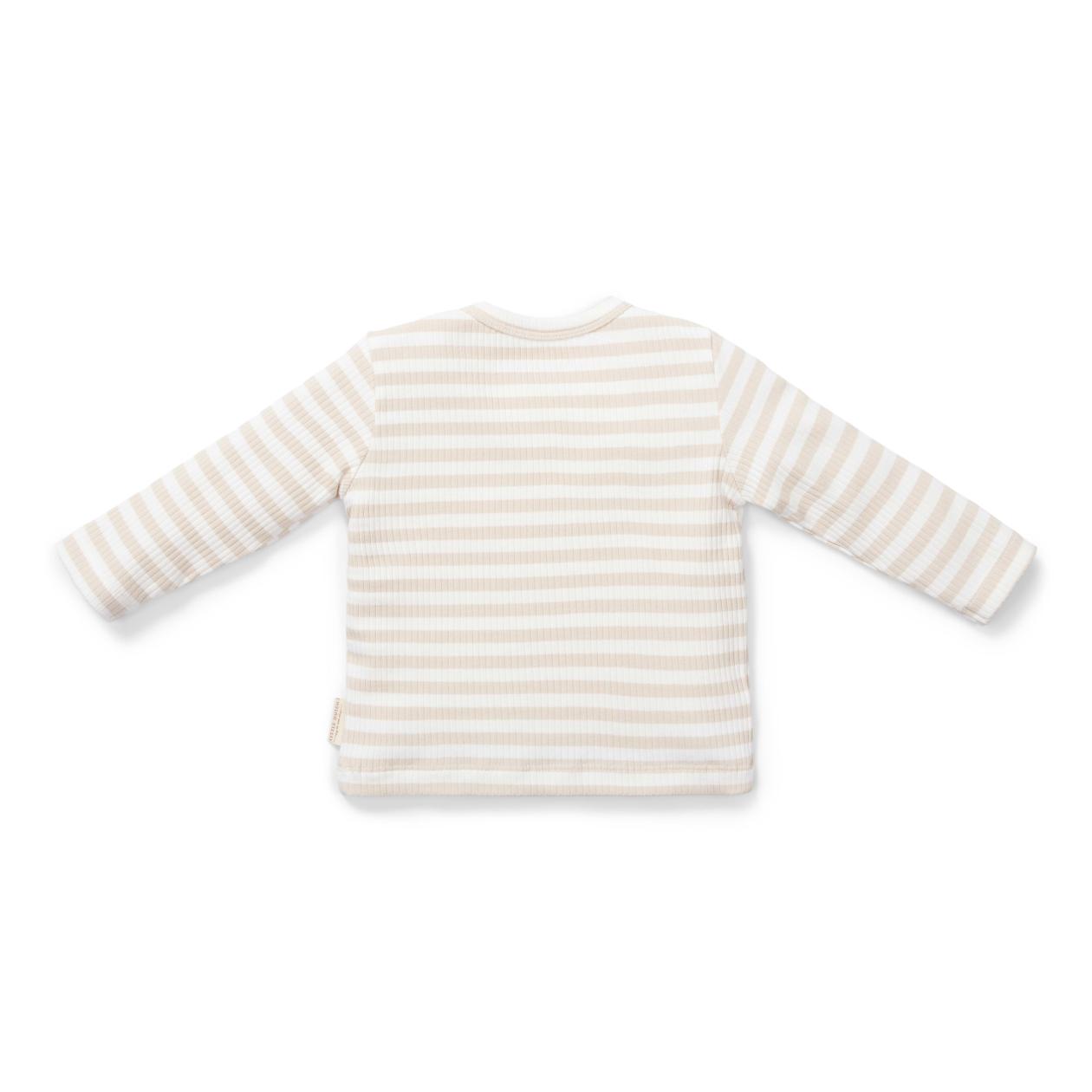 T-shirt Little Dutch lange mouwen baby bunny gestreept
